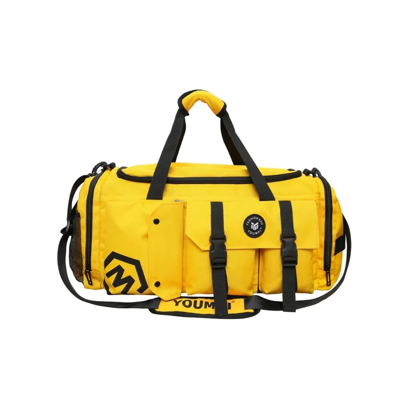 Deli Bear Oxford Travel Gym Bag Unisex Black/Pink/Gray/White/Yellow/Purple/Red/Turquoise-20