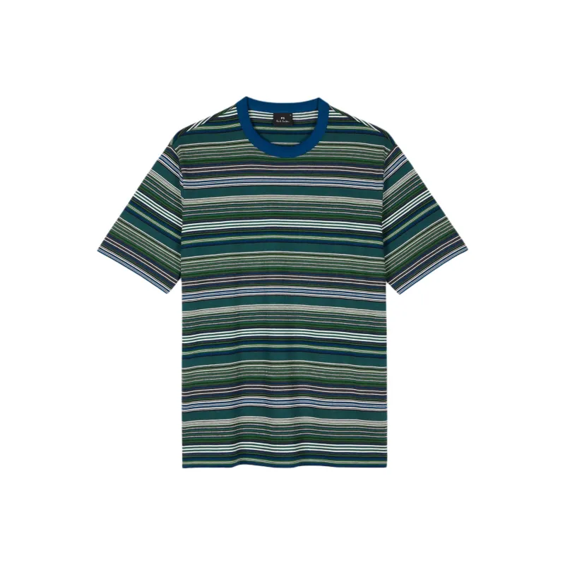 Paul Smith Crewneck Stripe T Shirt-0