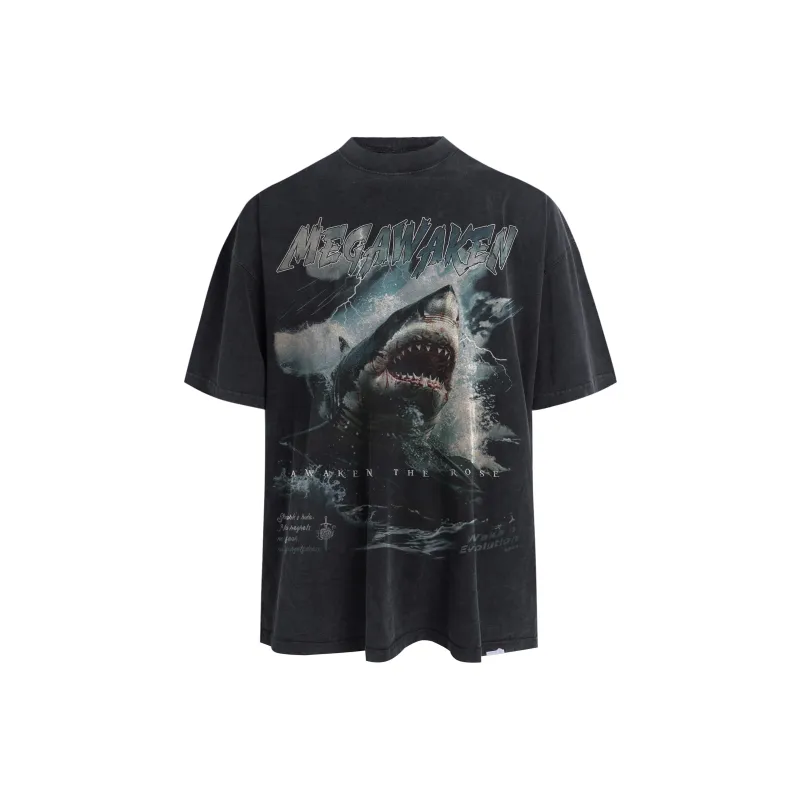 AWAKEN THE ROSE T Shirts Unisex Black-0