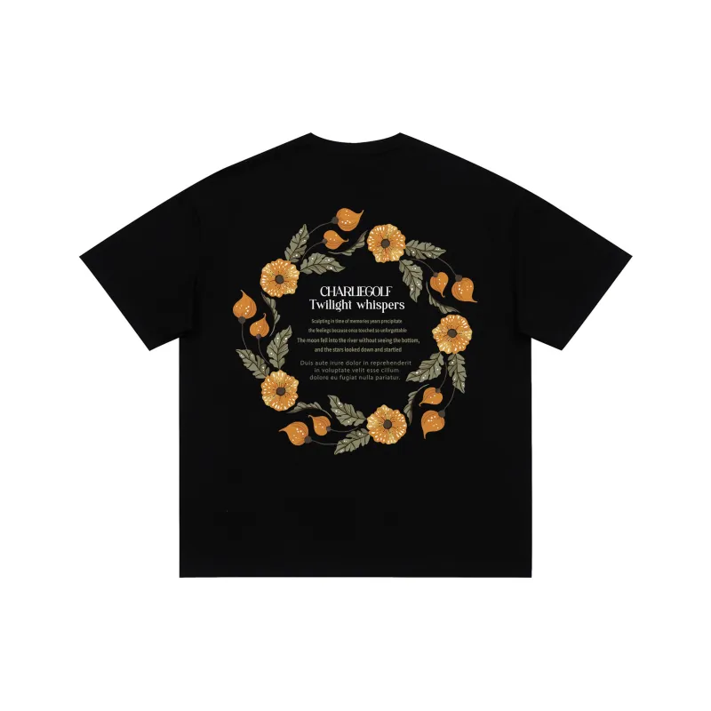 CHARLIE GOLF T-Shirt Unisex Black-0