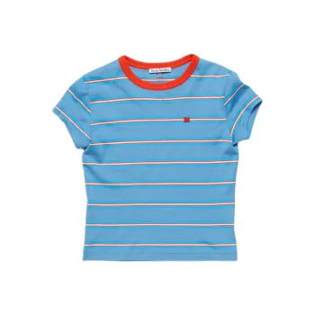 Acne Studios 2024 Autumn/Winter Collection T Shirt Unisex Sea Blue