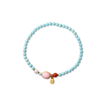 Xiangyan Turquoise Fine Jade Bracelets Unisex