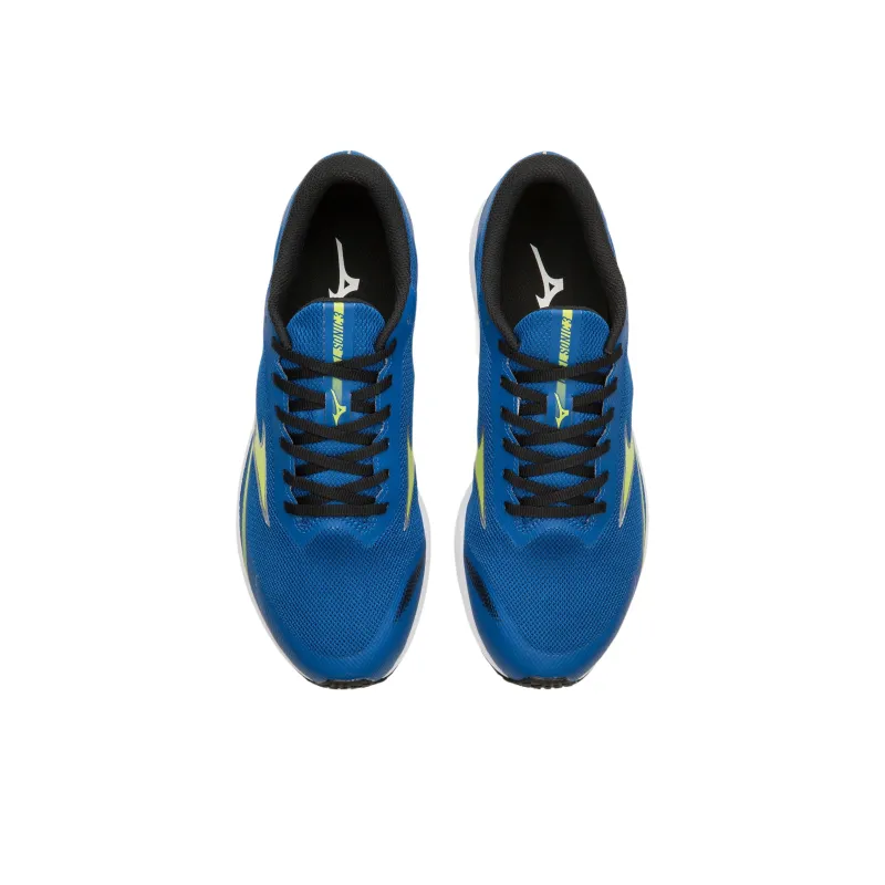 Mizuno Cushioned Slip Resistant Abrasion Resistant Low Top Training Shoes Unisex Blue Green Yellow White-3