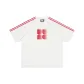White Heather Gray & Red