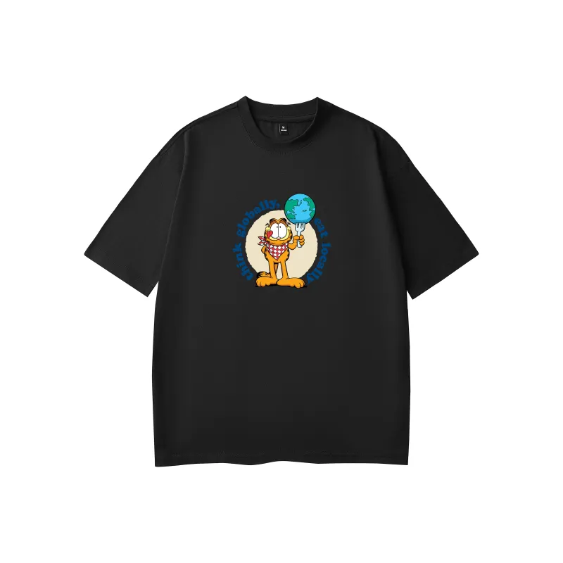 FOREVER 21 Garfield Joint Name T Shirts Unisex-0