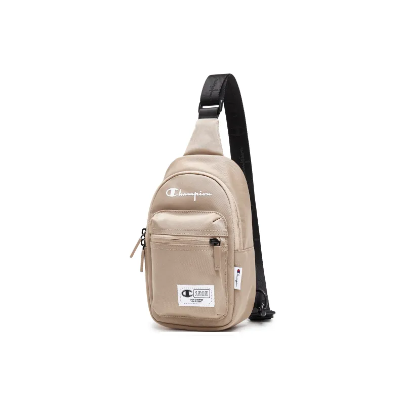 Champion Fabric One Shoulder Sling Bag Regular Unisex Black/Sand Stone-7