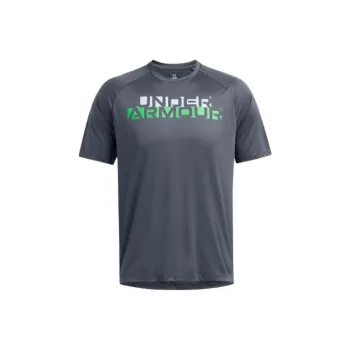 Under Armour Velocity T Shirt Men's Downpour Gray