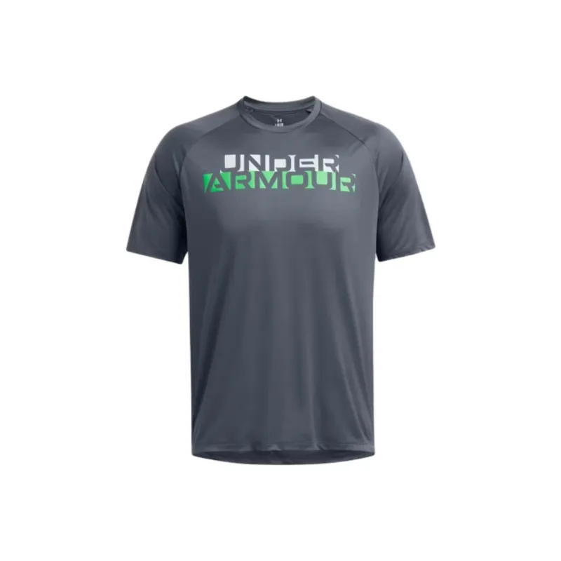 Under Armour Velocity T-Shirt Men's Downpour Gray-0