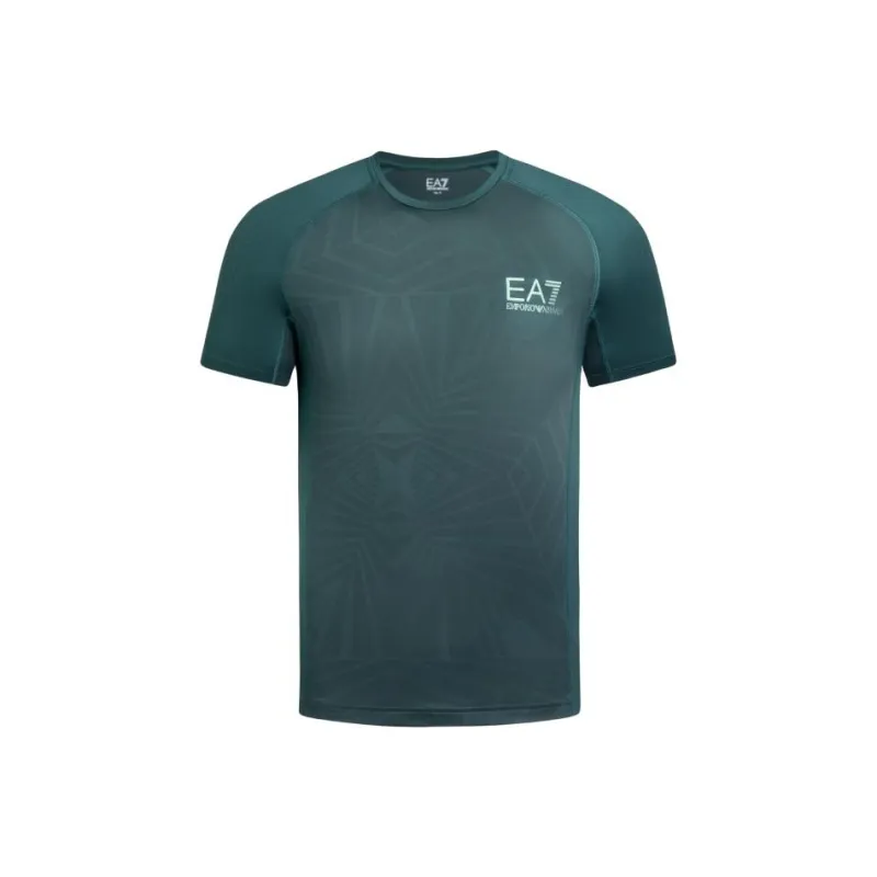 EMPORIO ARMANI EA7 SS24 T Shirt Men's Green-0