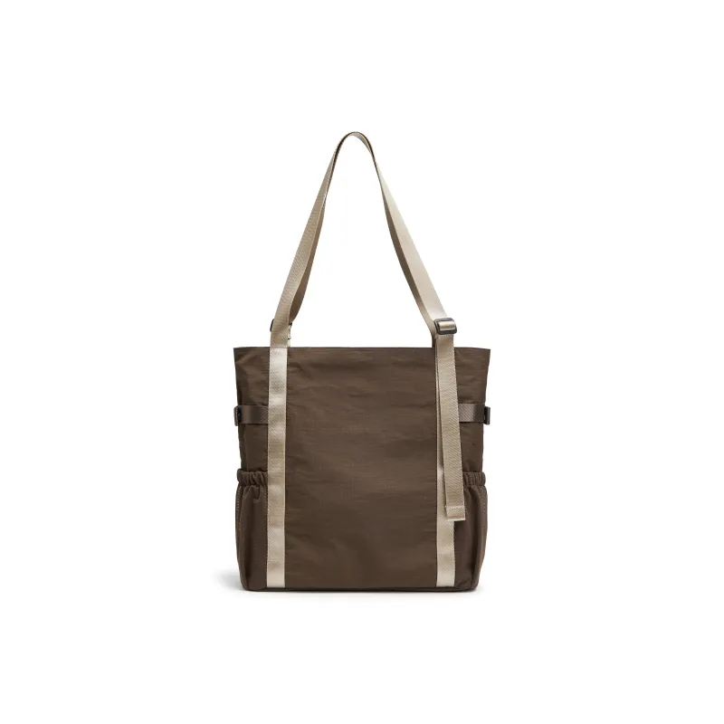 Champion Fabric Handbag Large Size Unisex Olive Green/Black/Milk White/Baroque Brown/Wheat Brown/Milk White-10