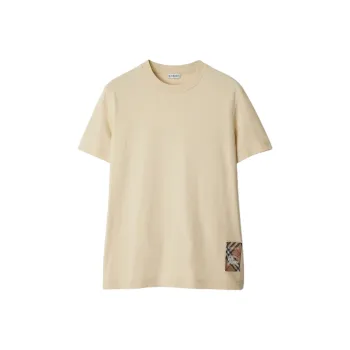 Burberry Check Label T Shirt