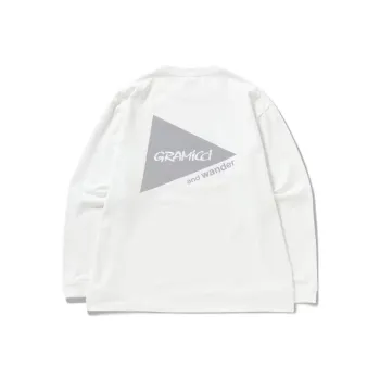 And Wander X Gramicci Logo print T shirt