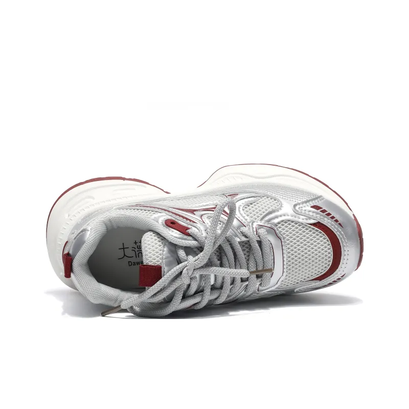 Dawei's House Slip Resistant Breathable Low Top Chunky Sneakers Women's-12