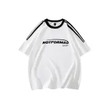 White Half Striped