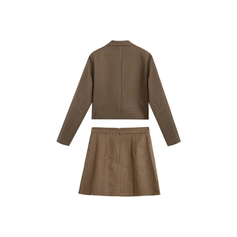 ZIHAN Two Piece Skirt Sets Women's-3