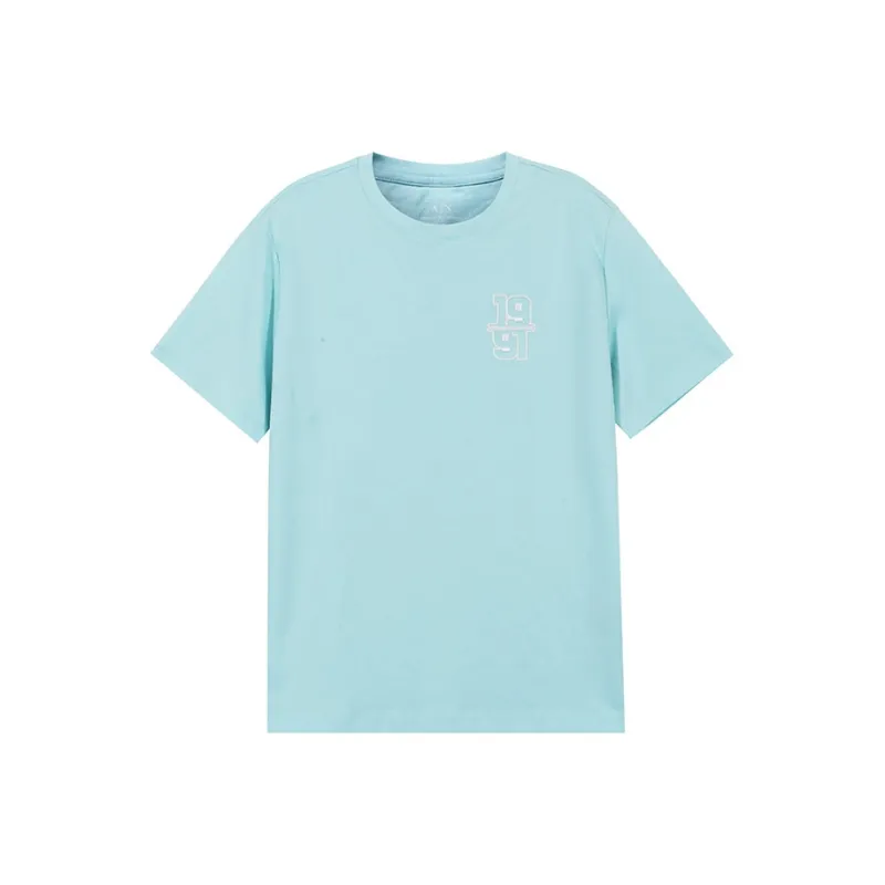 ARMANI EXCHANGEAE T Shirt Men's Light Blue Green-0