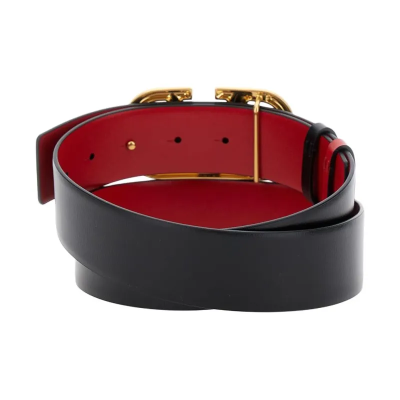 Valentino VLogo Signature Buckled Reversible Belt-2