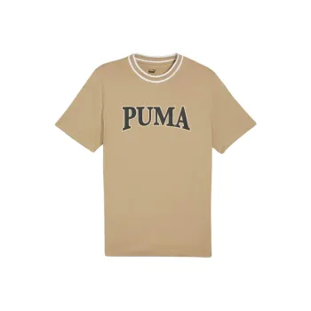 PUMA SQUAD Men's Graphic Tee T Shirt Men's Khaki