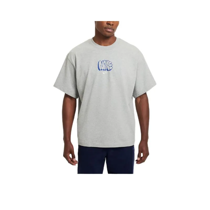 Nike Solo Swoosh FW24 T-Shirt Men's Gray-0