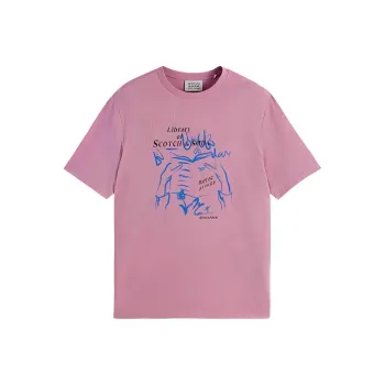 Scotch&Soda FW24 T-Shirt Men's Pink