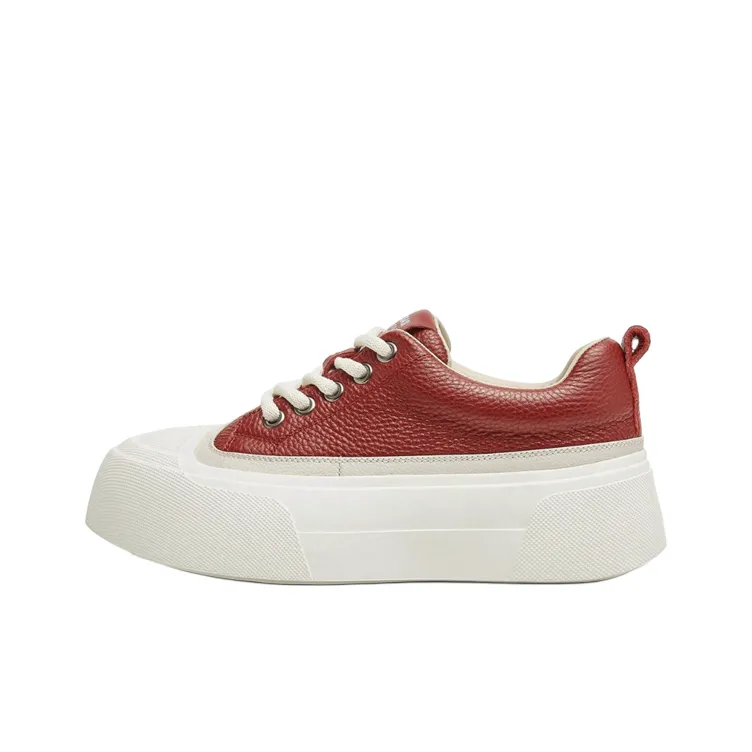 LIANGHUO Slip Resistant Cushioning Impact Resistance Wear Resistant Height Increasing Low Top Skateboard Shoes Unisex-6