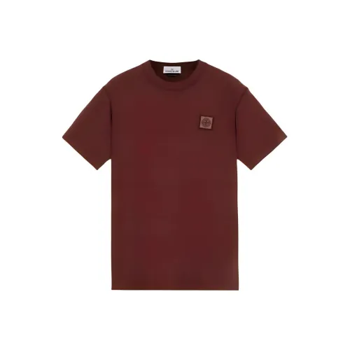 STONE ISLAND T Shirt Men's Caramel Brown