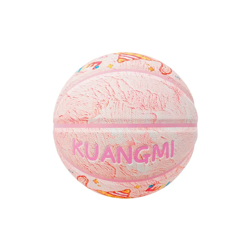 Kuangmi KMBB580 PU Basketball Pink Size 4 5 Size Street Training Kids'-29