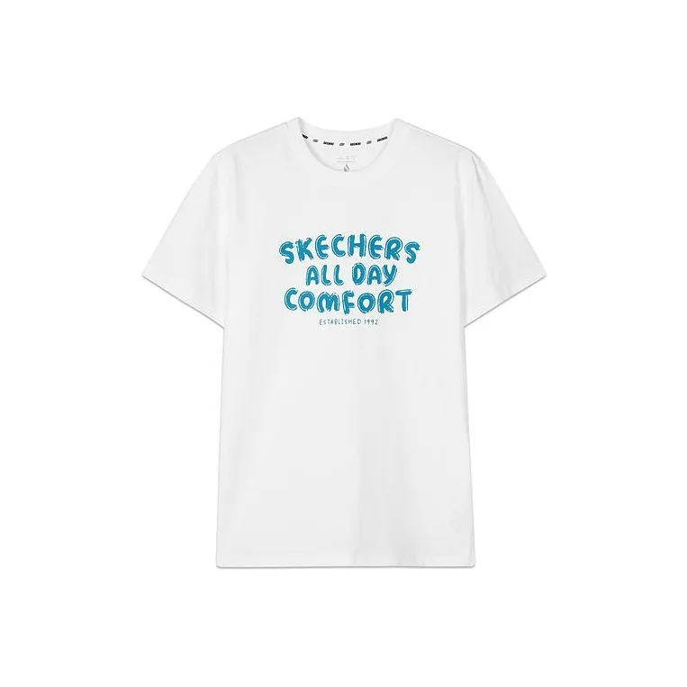 Skechers T Shirt Unisex Bright White-0