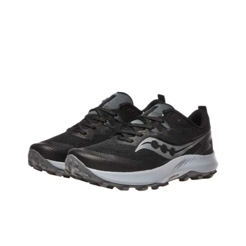 Saucony PEREGRINE 14 Low Top Running Shoes Men's Black-1