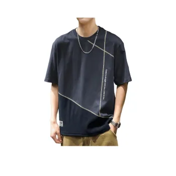 Tonlion T-Shirt Men's Mauve Blue