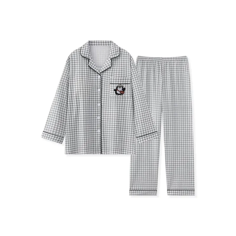 YUZHAOLIN Pajama Set Women's Gray-0