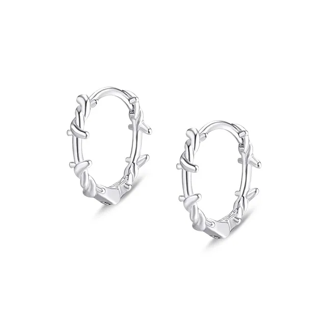ETAHLOVE S925 Silver Earrings Unisex-0