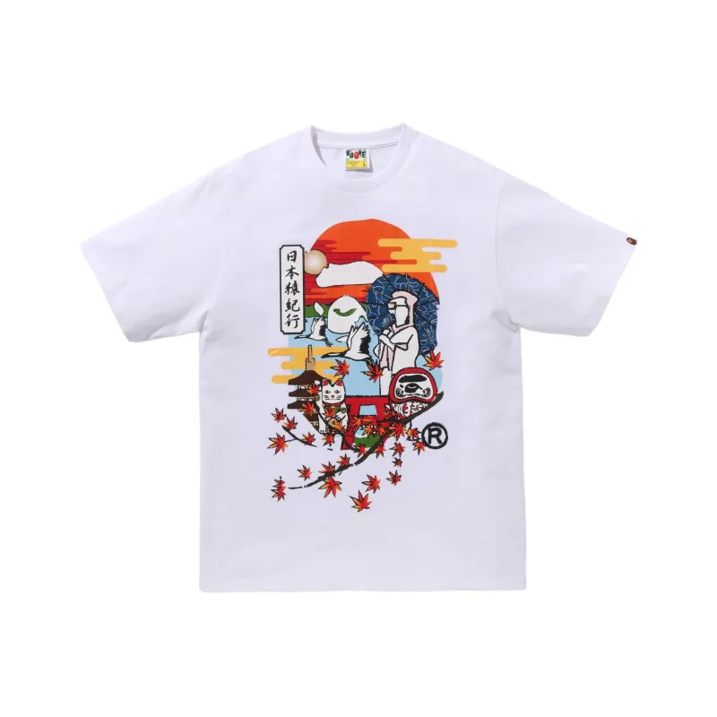 A BATHING APE Japan Culture Autumn Ape Head Tee-0