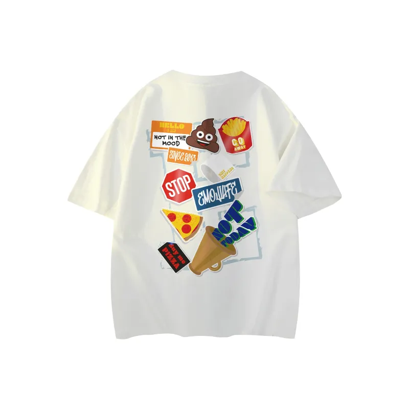 Emoji Short Sleeved T Shirts Unisex-0