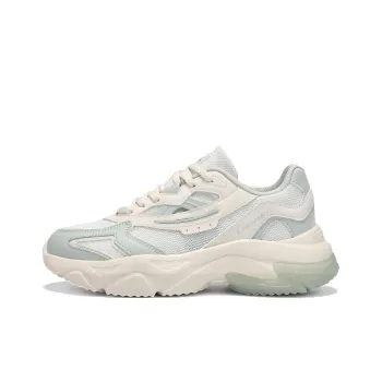 361° Anti Slip Wear Resistant Low Top Casual Shoes Women's Feather White Sago