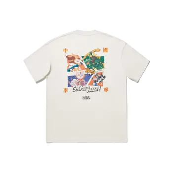 LiNing x LEAGUE OF LEGENDS T Shirt Unisex Ecru