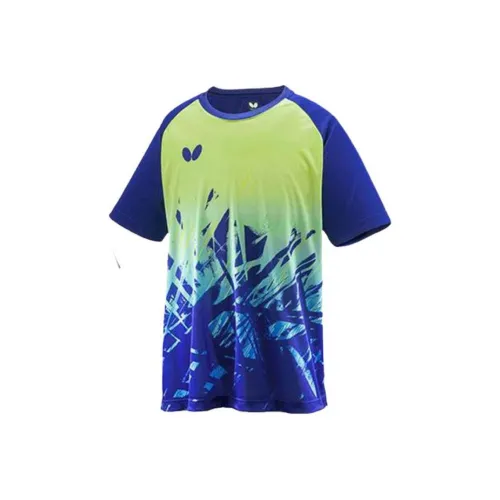 Butterfly T-Shirts Unisex Blue