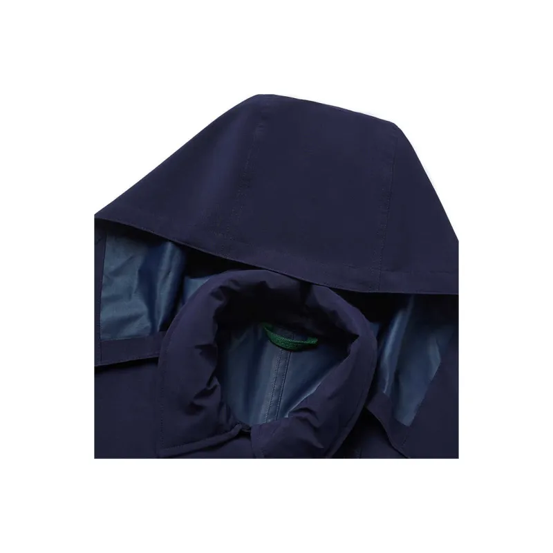 LACOSTE FW23 Trench Coat Women's Navy Blue-2