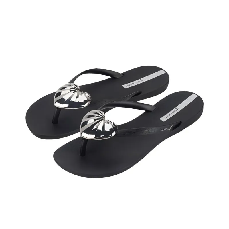 Ipanema Abrasion-Resistant Quiet Quick-Drying Flip Flops Women's Black-2