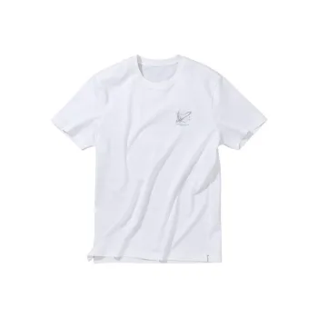 Mr.Bu T Shirts Men Moon White