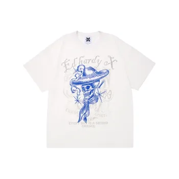 ED HARDY X T Shirts Unisex Ecru