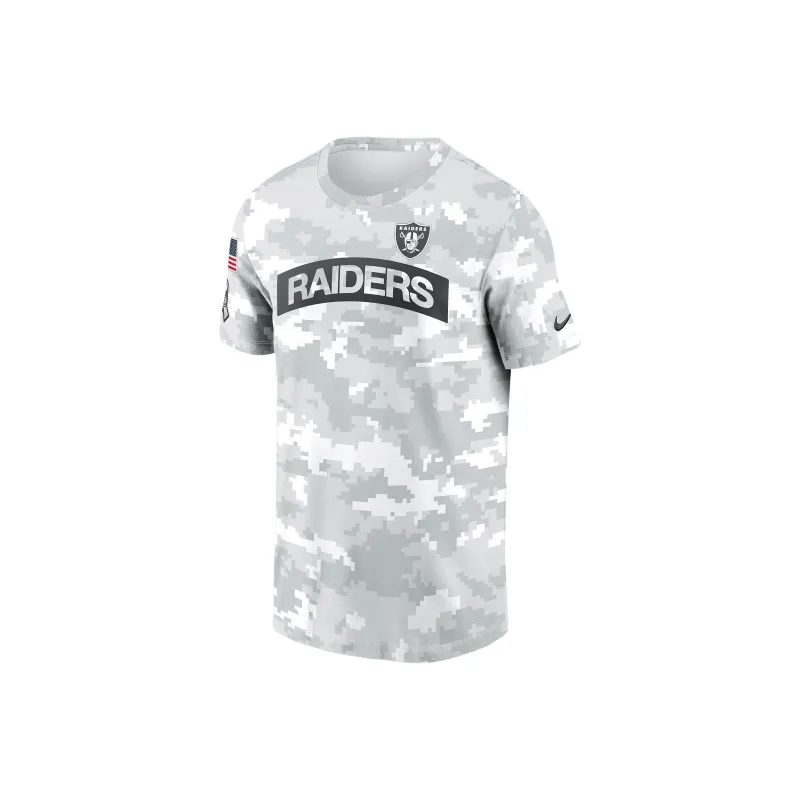 Nike Las Vegas Raiders Salute To Service Edge Arch Men's Nike Dri FIT Nfl T Shirt-0