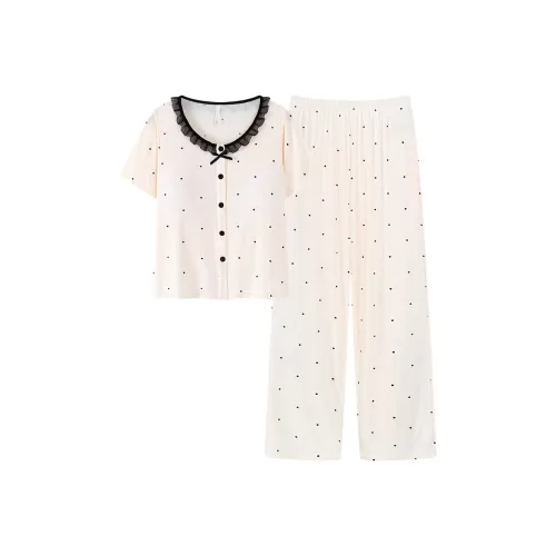 ROMANTIC·SPRING Pajama Set Women's Apricot