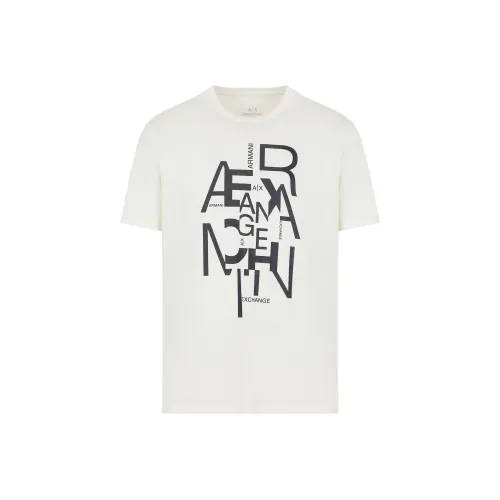 ARMANI EXCHANGE Regular T Shirt Men's White