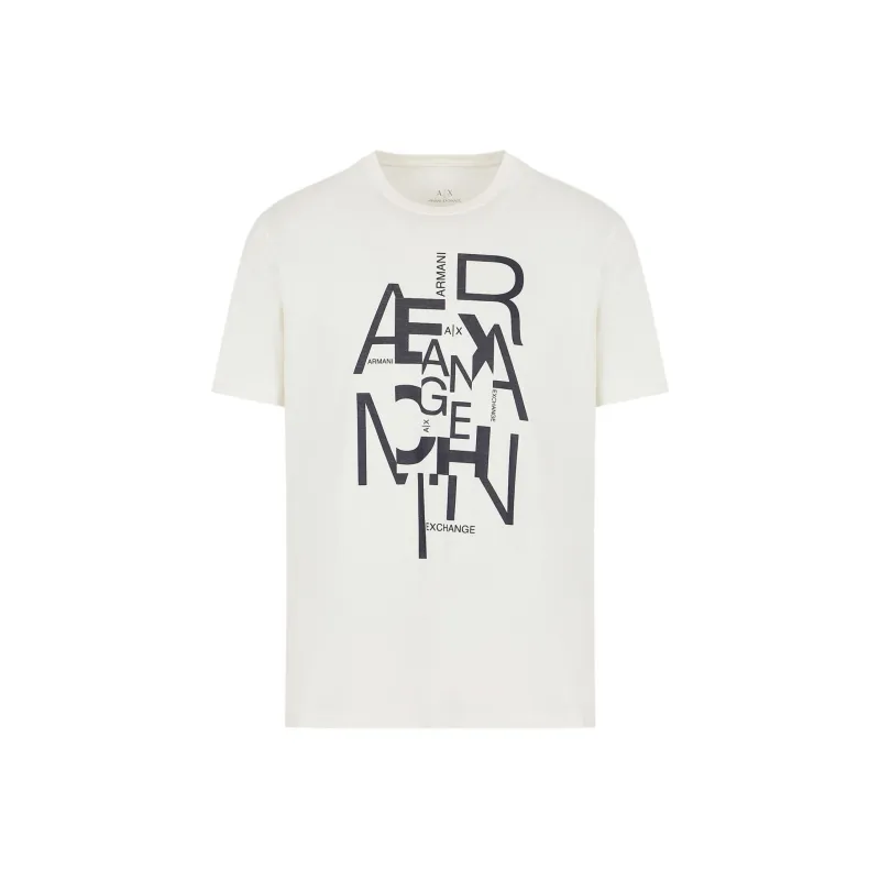ARMANI EXCHANGE Regular T Shirt Men's White-0