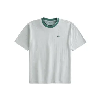 Hollister T-Shirt Men's Gray Cyan