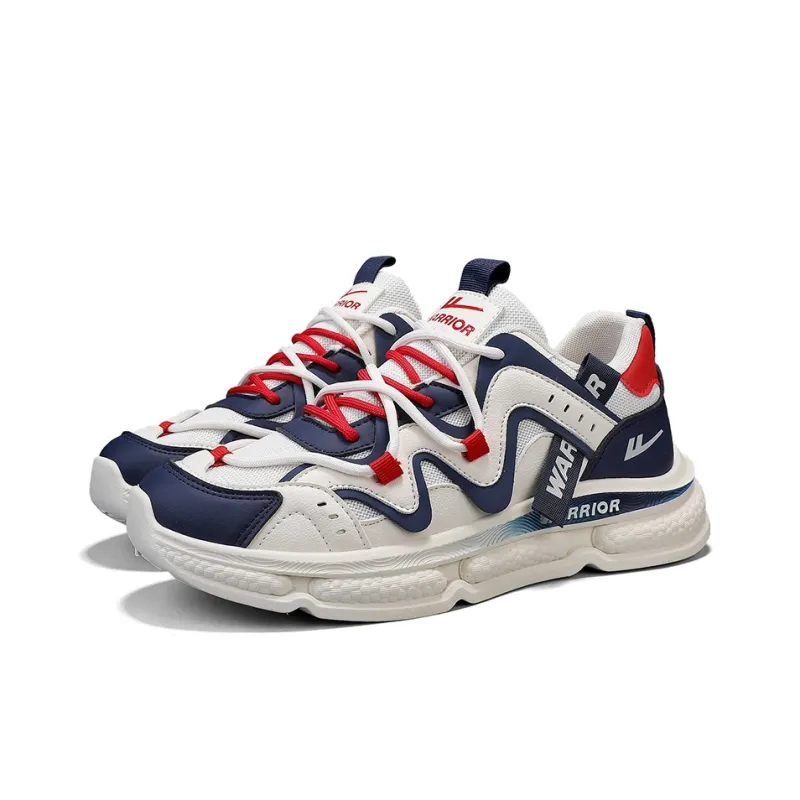 Warrior Durable Lightweight Cushioning Low Top Chunky Sneakers Men's-16