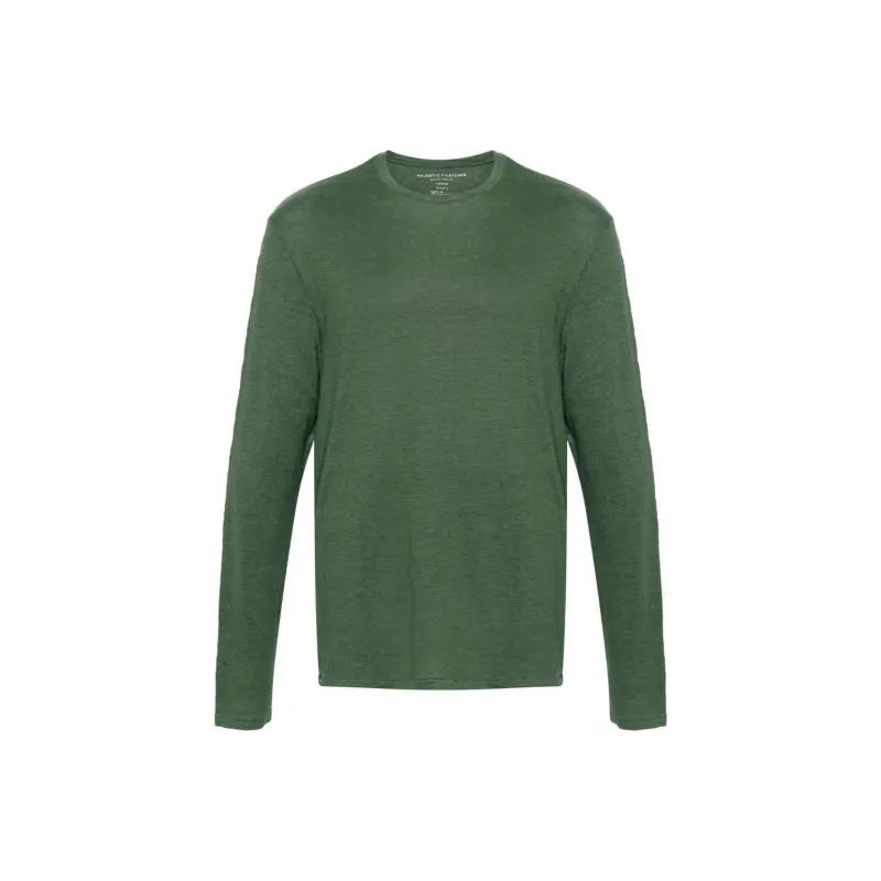 Majestic Filatures Mélange Linen blend T shirt-0