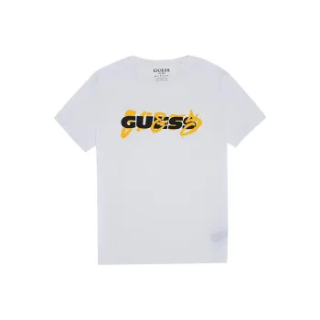 GUESS T-Shirts Men G011-White