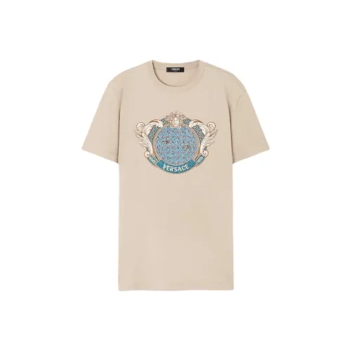 VERSACE Starfish Blason Crystal embellished T shirt